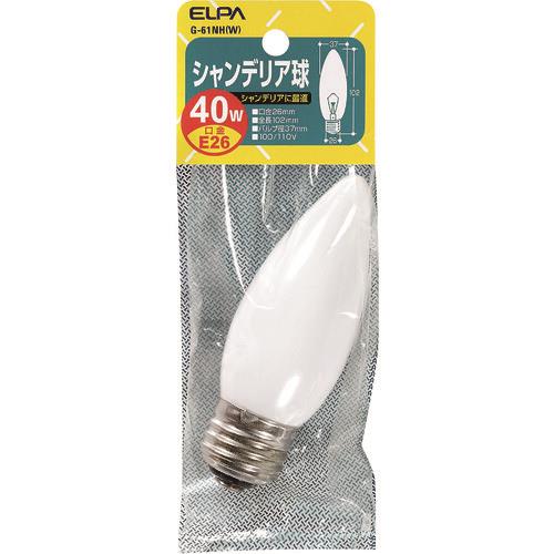 ELPA シャンデリア E26 40W