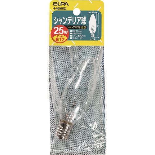 ELPA シャンデリア E17 25W