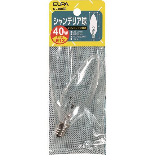 ELPA シャンデリア E12 40W