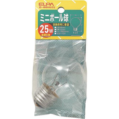 ELPA ミニボール球25W