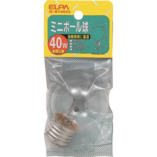 ELPA ミニボール球40W