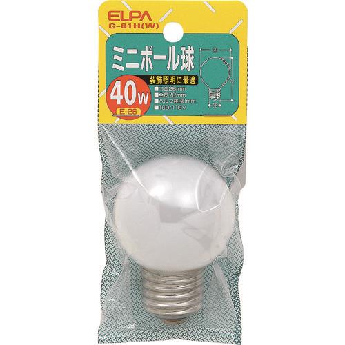 ELPA ミニボール球40W