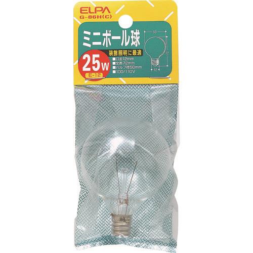 ELPA ミニボール球25W