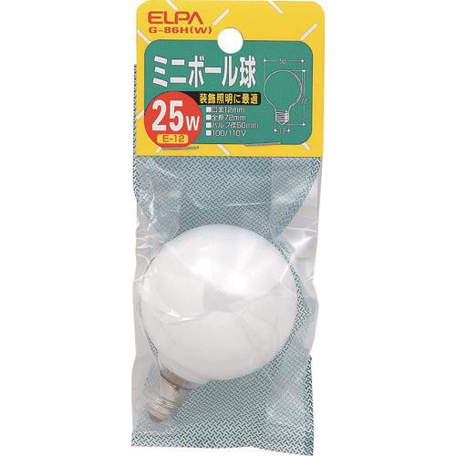 ELPA ミニボール球25W