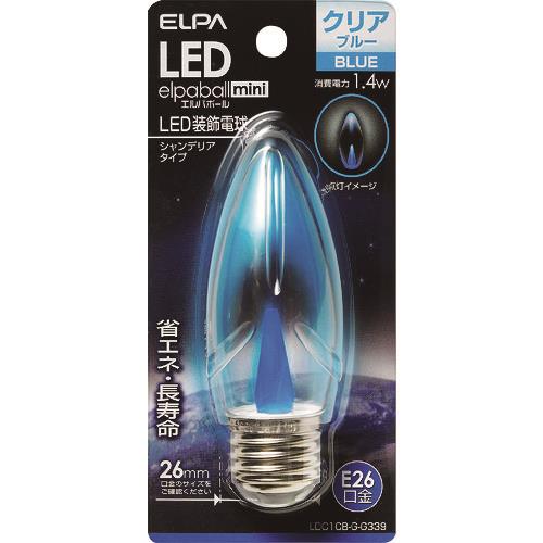 ELPA LEDシャンデリア球 E26
