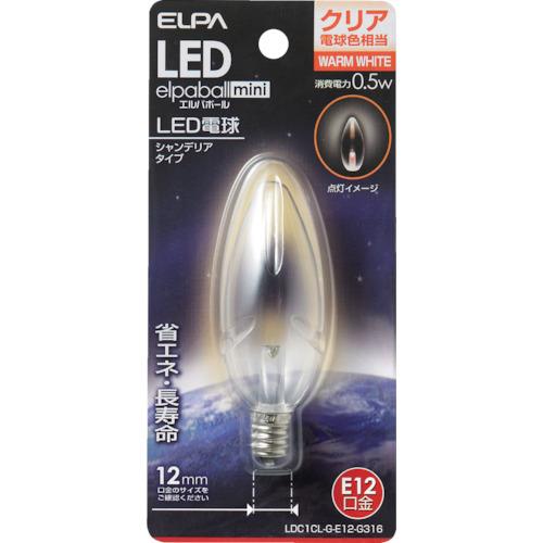 ELPA LED電球シャンデリア形E12