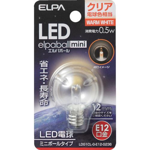 ELPA LED電球G30形E12