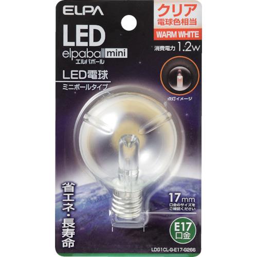 ELPA LED電球G50形E17