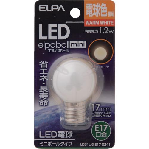 ELPA LED電球G30形E17