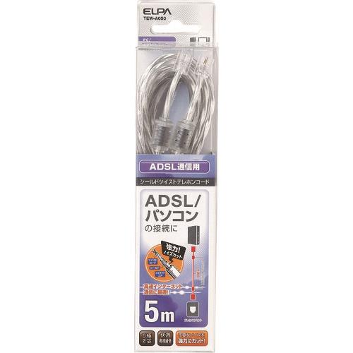 ELPA ADSLシールドツイスト6極2芯5m