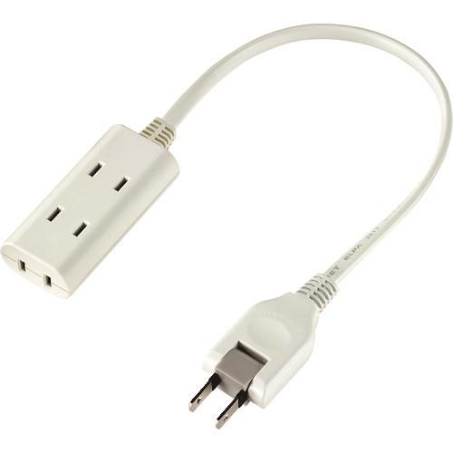 ELPA ちょっとコードタップ3個口30cm