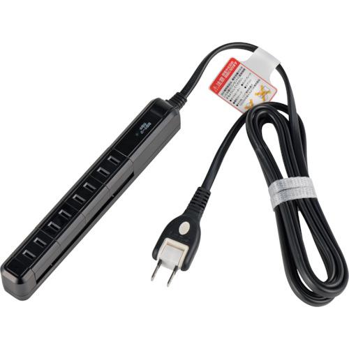 ELPA 耐雷4個口2mスリム回転タップ