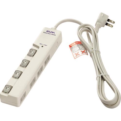 ELPA LEDランプスイッチ付タップ ヨコ