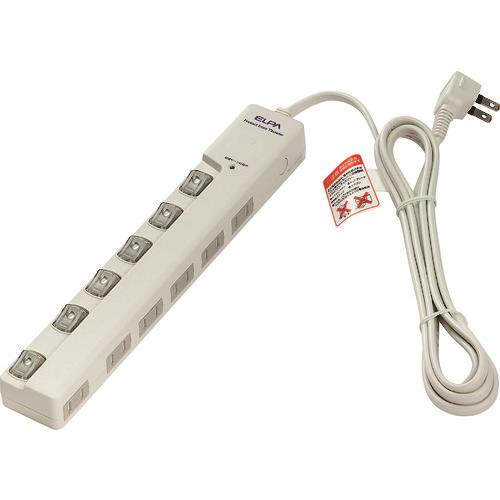 ELPA LEDランプスイッチ付タップ ヨコ