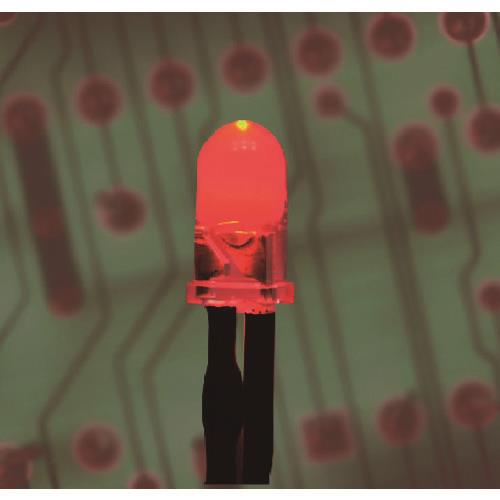 ELPA コード付LEDΦ5mm赤点滅