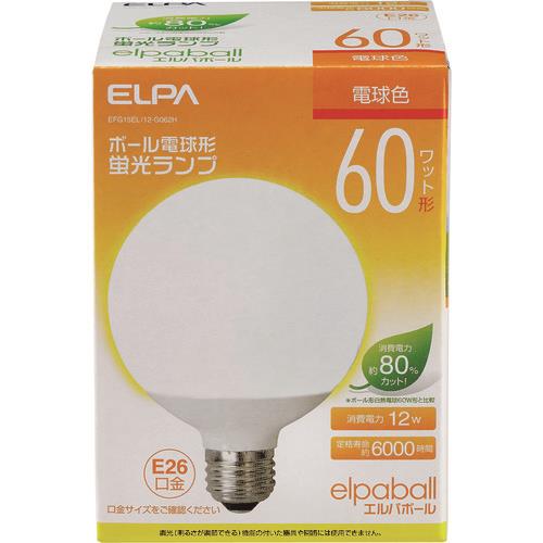 ELPA 電球形蛍光灯G形 60W形