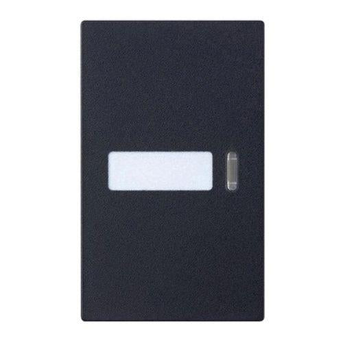 アドバンスシリーズ 埋込スイッチ用ハンドル(表示・ネーム付)(マットブラック)