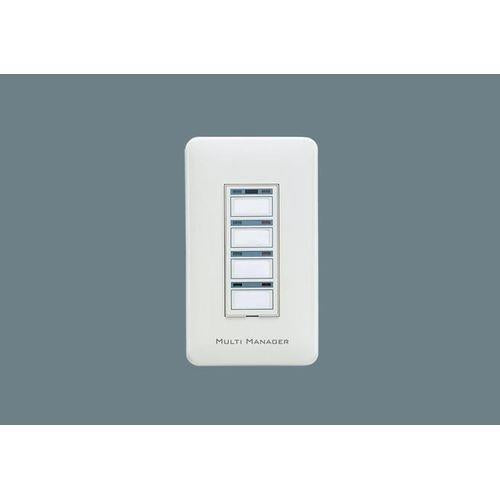 WiLIA無線調光シリーズ マルチマネージャーExタイプ スイッチ子器(4ボタン) フルカラーモダンプレート付 <NK>