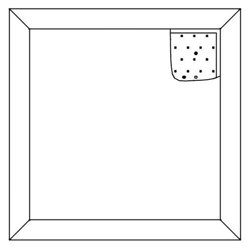 一体型LEDベースライト スクエアシリーズ スクエア光源タイプ 直付型 乳白パネル 点灯ユニット【受注生産品】 <NNFK>