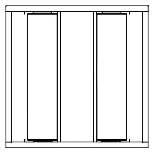 一体型LEDベースライト スクエアシリーズ スクエア光源タイプ 埋込型 下面開放タイプ 点灯ユニット【受注生産品】 <NNFK>