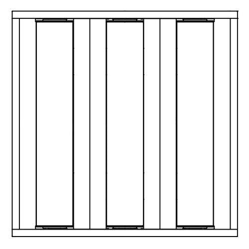一体型LEDベースライト スクエアシリーズ スクエア光源タイプ 埋込型 格子タイプ 点灯ユニット【受注生産品】 <NNFK>