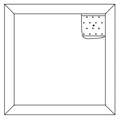 一体型LEDベースライト スクエアシリーズ スクエア光源タイプ 埋込型 乳白パネル 木枠 点灯ユニット【受注生産品】 <NNFK>