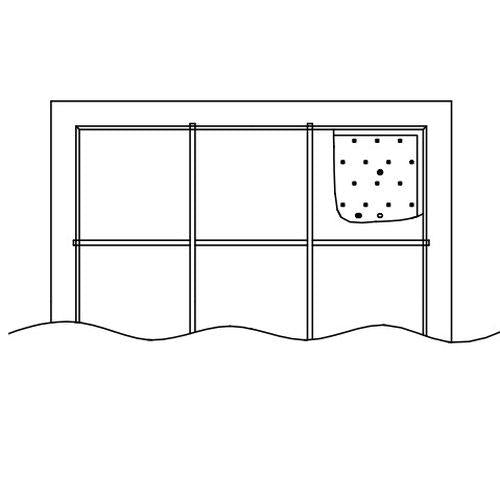 一体型LEDベースライト スクエアシリーズ スクエア光源タイプ 埋込型 和紙柄パネル(木製格子) 点灯ユニット【受注生産品】 <NNFK>
