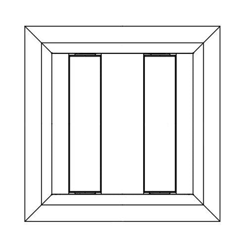 一体型LEDベースライト スクエアシリーズ スクエア光源タイプ 直付・埋込型 下面開放タイプ 点灯ユニット <NNFK>