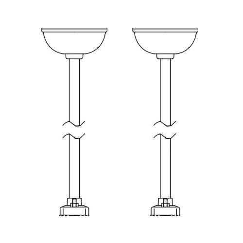 吊具用パイプ 1000mm(2本1組) ＜FK＞