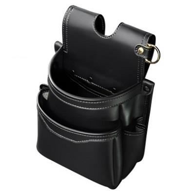 腰袋薄型2段(黒金)