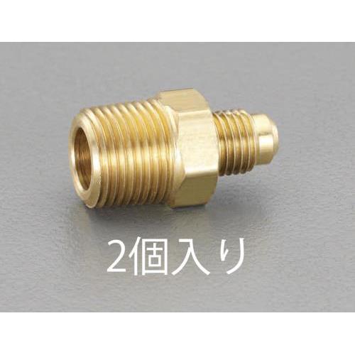 NPT3/8"xF1/4" フレアーハーフユニオン(2個)
