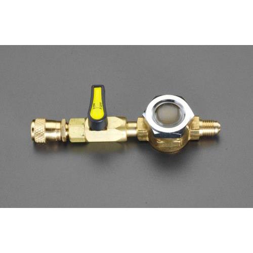 F1/4"xF1/4" バルブ付サイトグラス