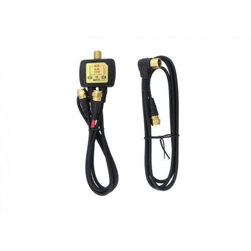 金メッキ分波器 出力ケーブル50cm付 LF型ケーブル1.5m付属