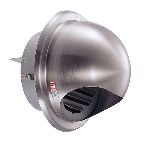 JAPPY ステン丸型フード付ガラリ網無