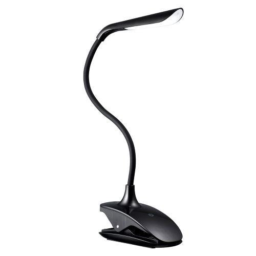 調光式フレキシブルクリップライトブラック