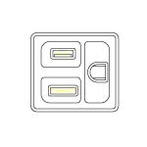 機器用15A 125Vはめ込み接地コンセント ミルキーホワイト 【受注生産品】 WCF1041W