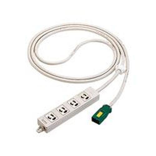 ハーネス用OAタップ 4コ口抜け止めアース付電源表示ランプ付 グレー 【受注生産品】 WFA66547HG