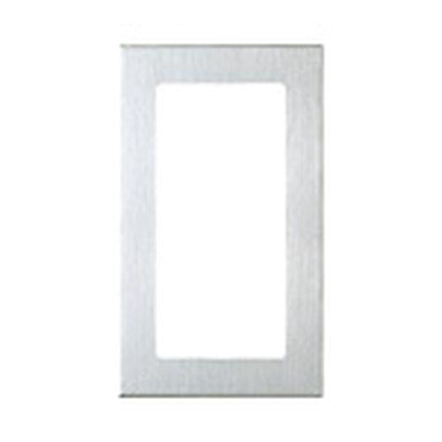 【受注生産品】グレーシアシリーズ スクエア スイッチプレート1連用 シルバーグレー