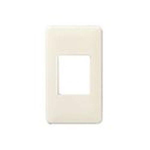 フルカラー モダン角型埋込コンセントプレート ミルキーホワイト WN6021W 5個入