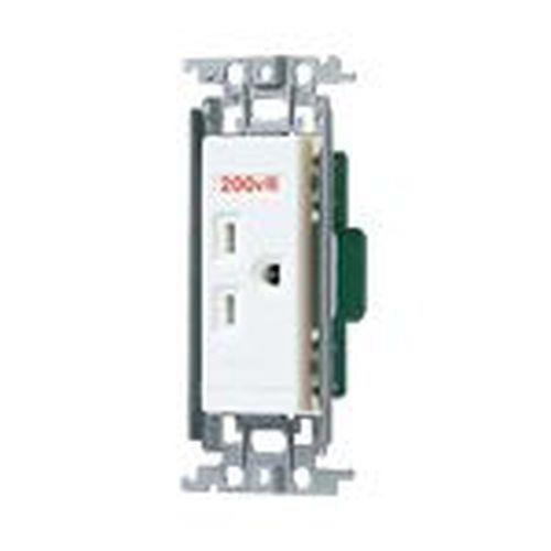 コスモシリーズワイド21 15A埋込接地コンセント ホワイト WTF11123WK 5個入