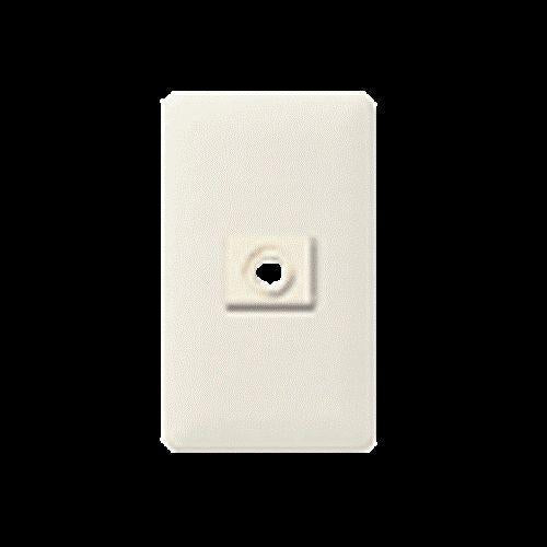 フルカラー モダン電話線プレート WN6081W 5個入