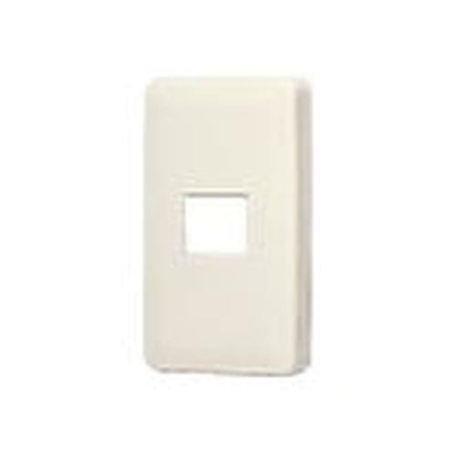 フルカラーモダンプレート1個用 腰高プレート ミルキーホワイト WN8051W 20個入