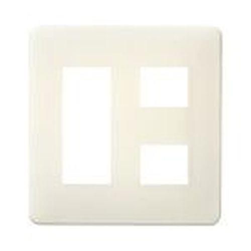 フルカラー 簡易耐火用モダンプレート5個用 ミルキーホワイト 10個入