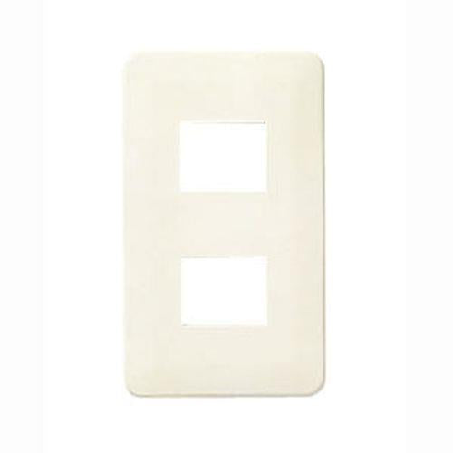 フルカラー モダンプレート2個用 標準プレート ミルキーホワイト 10枚入 WN6002W010