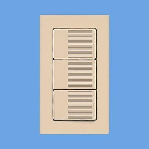 コスモシリーズワイド21 埋込トリプルスイッチハンドル ベージュ WT3003F 10個入