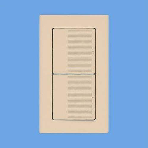 コスモシリーズワイド21 埋込ダブルスイッチハンドル ベージュ WT3002F 10個入