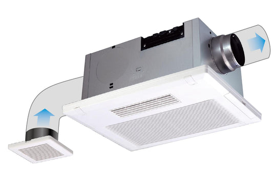 浴室換気乾燥暖房機(2室同時換気) 照明SW付き