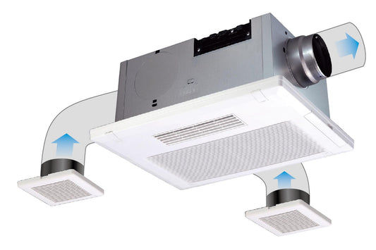 浴室換気乾燥暖房機(3室同時換気) 照明SW付き