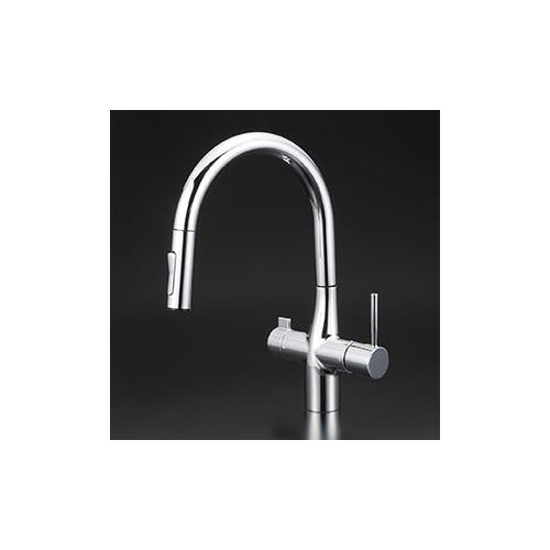 ビルトイン浄水器用シングルシャワー付