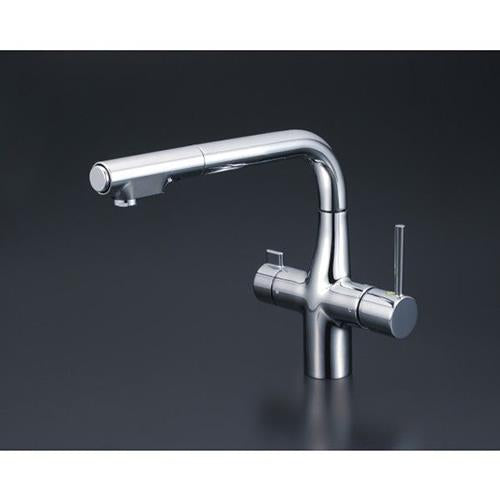 浄水器シャワー付混合栓 e